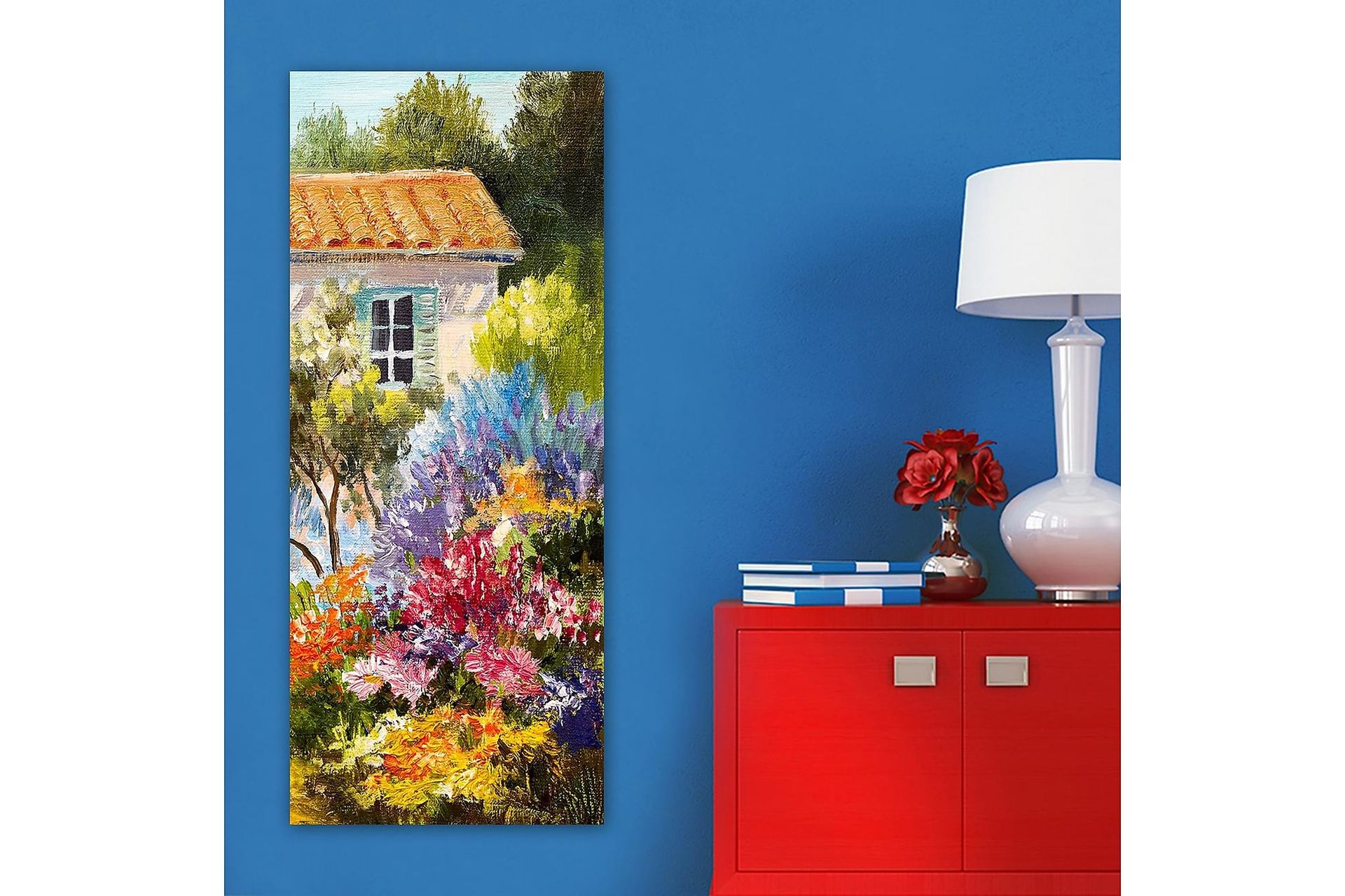 Canvasbilde DKY Floral & Botanical Flerfarget - 50x120 cm - Innredning - Bilder & kunst - Lerretsbilder