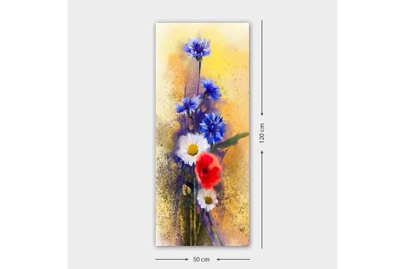 Canvasbilde DKY Floral & Botanical Flerfarget - 50x120 cm - Innredning - Bilder & kunst - Lerretsbilder