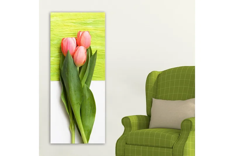 Canvasbilde DKY Floral & Botanical Flerfarget - 50x120 cm - Innredning - Bilder & kunst - Lerretsbilder