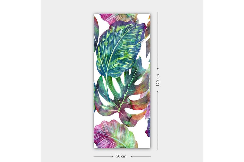 Canvasbilde DKY Floral & Botanical Flerfarget - 50x120 cm - Innredning - Bilder & kunst - Lerretsbilder