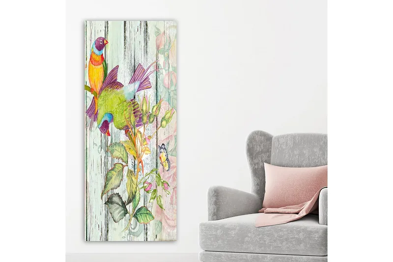 Canvasbilde DKY Floral & Botanical Flerfarget - 50x120 cm - Innredning - Bilder & kunst - Lerretsbilder