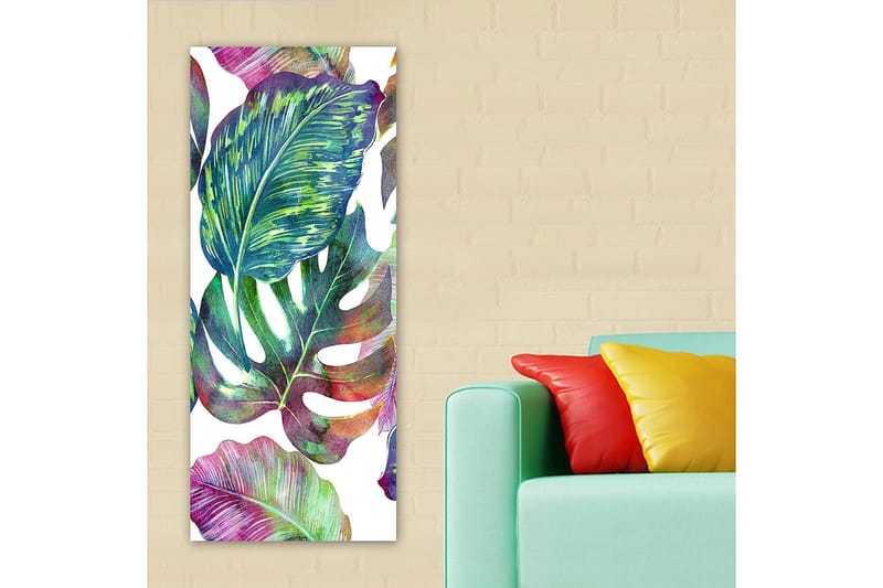 Canvasbilde DKY Floral & Botanical Flerfarget - 50x120 cm - Innredning - Bilder & kunst - Lerretsbilder