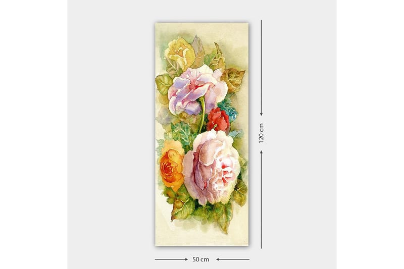 Canvasbilde DKY Floral & Botanical Flerfarget - 50x120 cm - Innredning - Bilder & kunst - Lerretsbilder