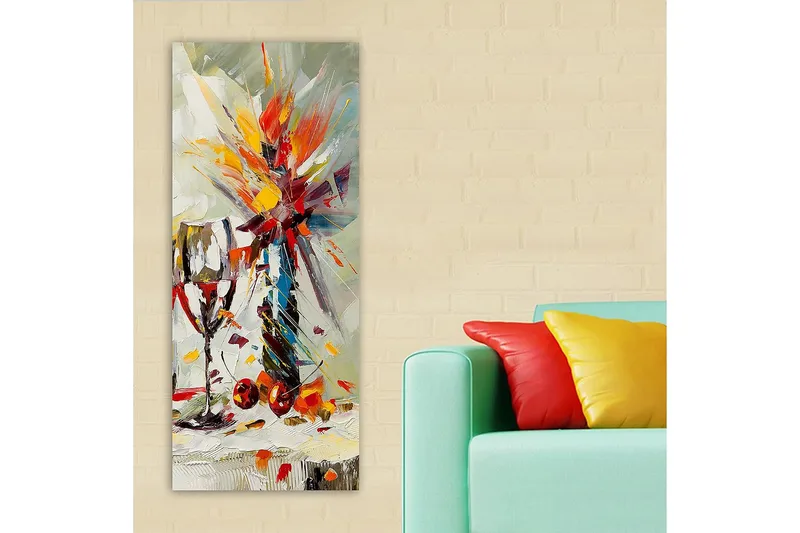 Canvasbilde DKY Floral & Botanical Flerfarget - 50x120 cm - Innredning - Bilder & kunst - Lerretsbilder