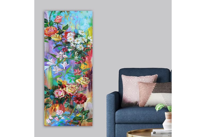 Canvasbilde DKY Floral & Botanical Flerfarget - 50x120 cm - Innredning - Bilder & kunst - Lerretsbilder