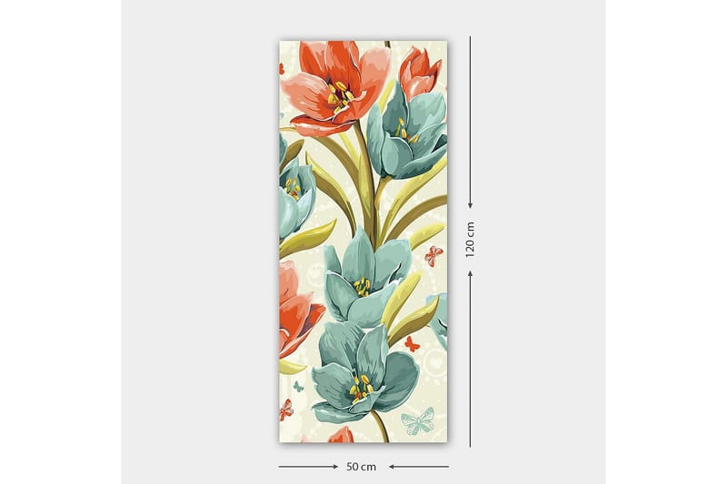 Canvasbilde DKY Floral & Botanical Flerfarget - 50x120 cm - Innredning - Bilder & kunst - Lerretsbilder