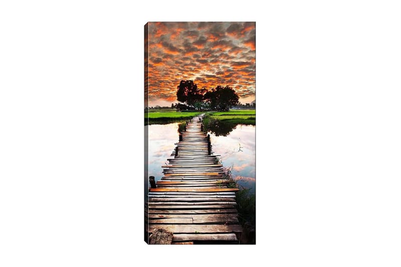 Canvasbilde DKY Landscape & Nature Flerfarget - 50x120 cm - Innredning - Bilder & kunst - Lerretsbilder