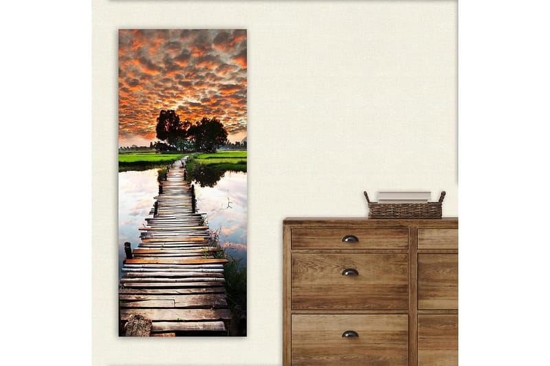 Canvasbilde DKY Landscape & Nature Flerfarget - 50x120 cm - Innredning - Bilder & kunst - Lerretsbilder