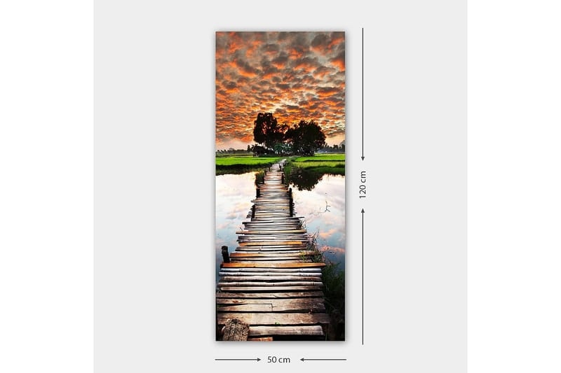 Canvasbilde DKY Landscape & Nature Flerfarget - 50x120 cm - Innredning - Bilder & kunst - Lerretsbilder