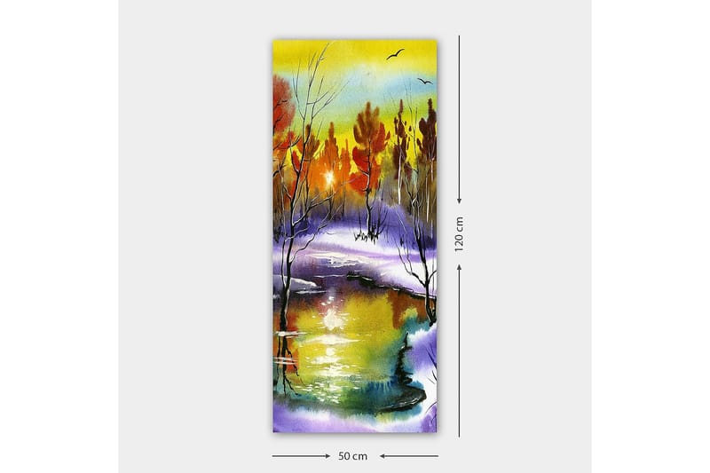 Canvasbilde DKY Landscape & Nature Flerfarget - 50x120 cm - Innredning - Bilder & kunst - Lerretsbilder