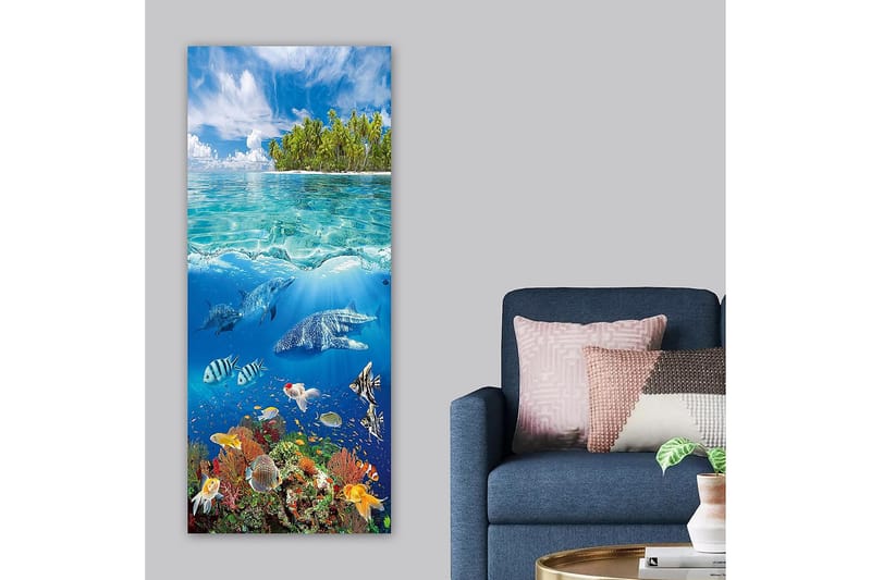 Canvasbilde DKY Landscape & Nature Flerfarget - 50x120 cm - Innredning - Bilder & kunst - Lerretsbilder