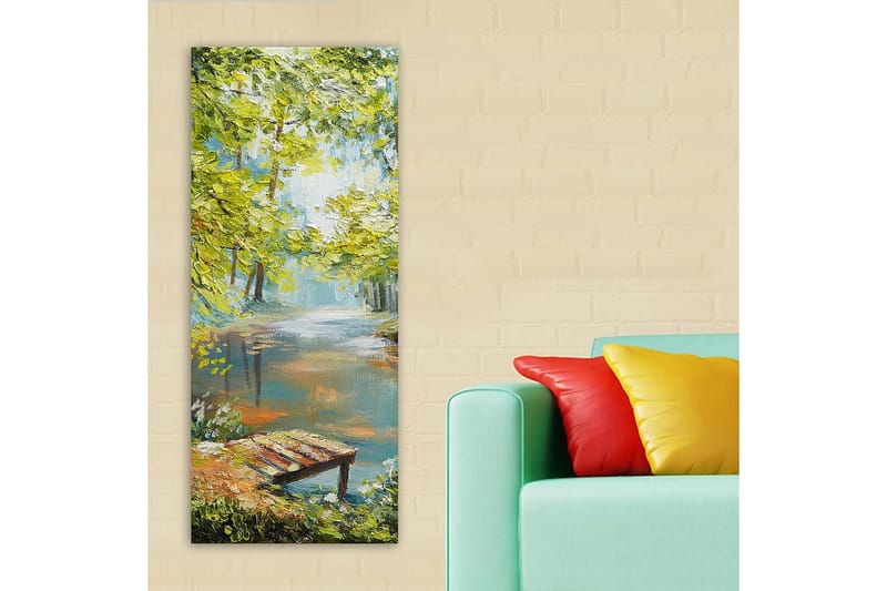 Canvasbilde DKY Landscape & Nature Flerfarget - 50x120 cm - Innredning - Bilder & kunst - Lerretsbilder