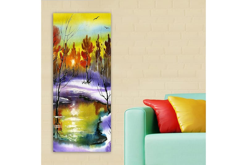 Canvasbilde DKY Landscape & Nature Flerfarget - 50x120 cm - Innredning - Bilder & kunst - Lerretsbilder
