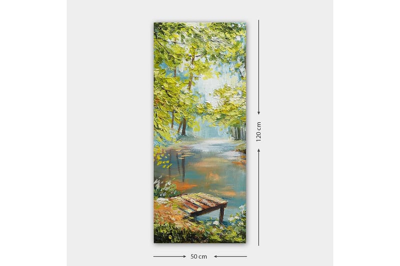 Canvasbilde DKY Landscape & Nature Flerfarget - 50x120 cm - Innredning - Bilder & kunst - Lerretsbilder
