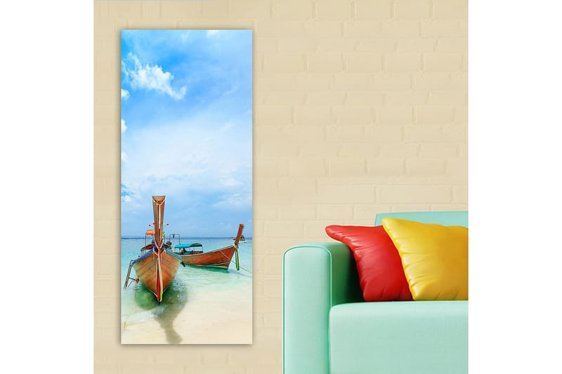 Canvasbilde DKY Nautical & Beach Flerfarget - 50x120 cm - Lerretsbilder