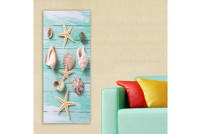 Canvasbilde DKY Nautical & Beach Flerfarget - 50x120 cm - Innredning - Bilder & kunst - Lerretsbilder