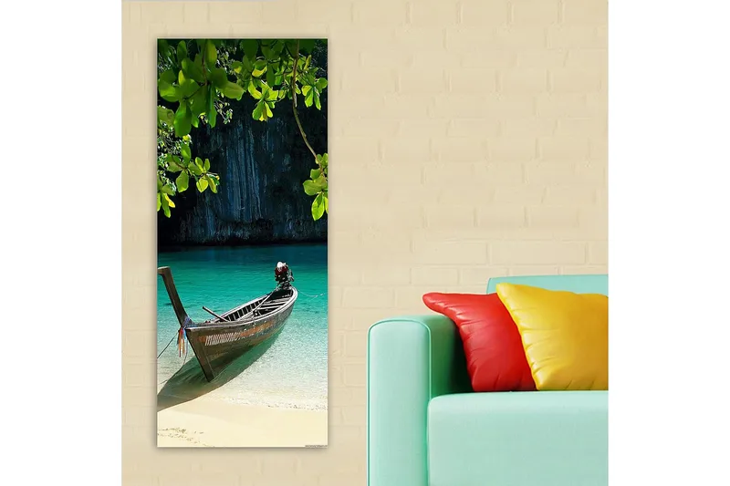 Canvasbilde DKY Nautical & Beach Flerfarget - 50x120 cm - Innredning - Bilder & kunst - Lerretsbilder