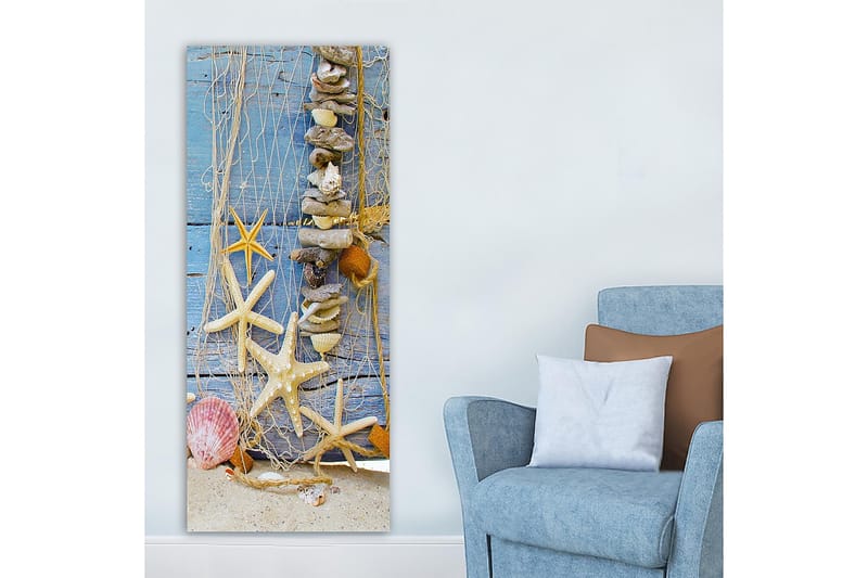 Canvasbilde DKY Nautical & Beach Flerfarget - 50x120 cm - Innredning - Bilder & kunst - Lerretsbilder
