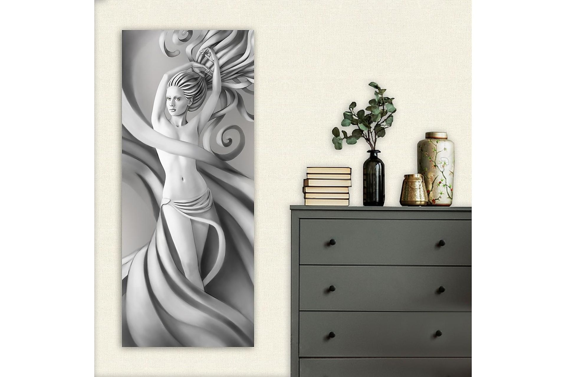 Canvasbilde DKY Spiritual Flerfarget - 50x120 cm - Innredning - Bilder & kunst - Lerretsbilder
