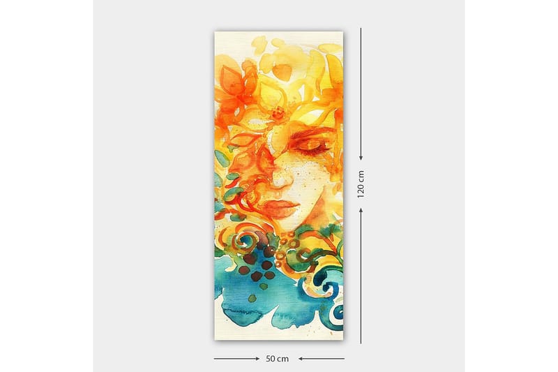 Canvasbilde DKY Spiritual Flerfarget - 50x120 cm - Innredning - Bilder & kunst - Lerretsbilder