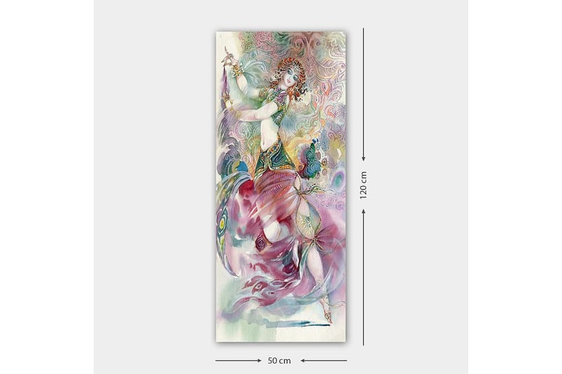 Canvasbilde DKY Spiritual Flerfarget - 50x120 cm - Innredning - Bilder & kunst - Lerretsbilder