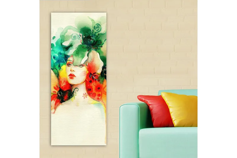 Canvasbilde DKY Spiritual Flerfarget - 50x120 cm - Innredning - Bilder & kunst - Lerretsbilder