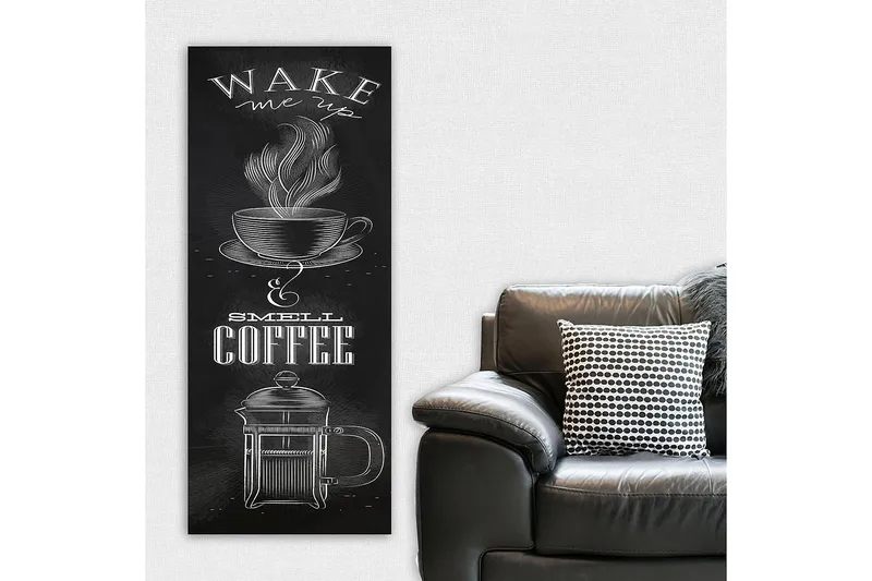 Canvasbilde DKY Text Flerfarget - 50x120 cm - Innredning - Bilder & kunst - Lerretsbilder