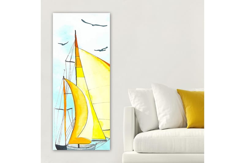 Canvasbilde DKY Transportation Flerfarget - 50x120 cm - Innredning - Bilder & kunst - Lerretsbilder