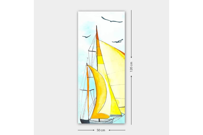 Canvasbilde DKY Transportation Flerfarget - 50x120 cm - Innredning - Bilder & kunst - Lerretsbilder