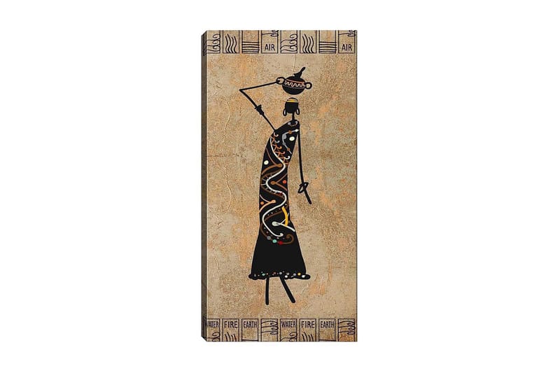 Canvasbilde DKY World Cultures Flerfarget - 50x120 cm - Innredning - Bilder & kunst - Lerretsbilder