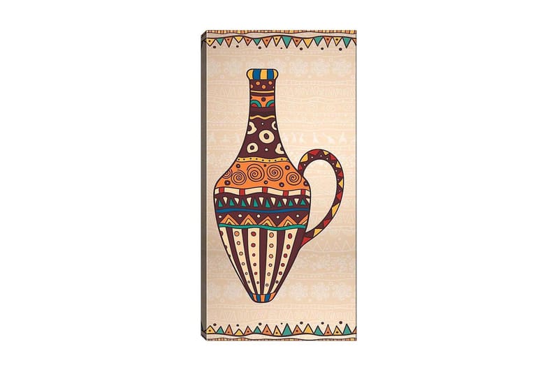Canvasbilde DKY World Cultures Flerfarget - 50x120 cm - Innredning - Bilder & kunst - Lerretsbilder