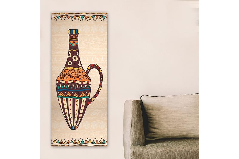 Canvasbilde DKY World Cultures Flerfarget - 50x120 cm - Innredning - Bilder & kunst - Lerretsbilder