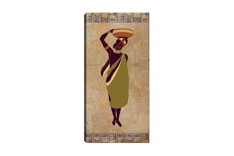 Canvasbilde DKY World Cultures Flerfarget - 50x120 cm - Innredning - Bilder & kunst - Lerretsbilder