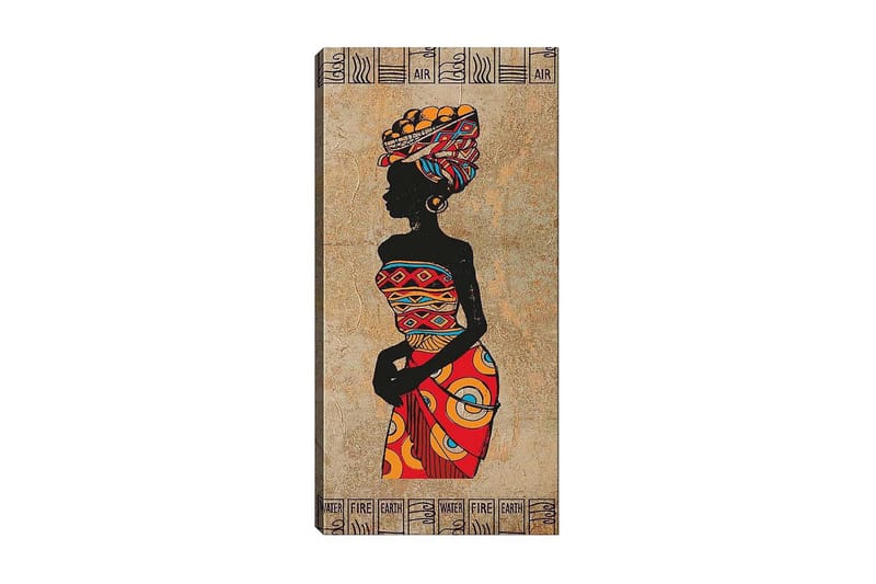 Canvasbilde DKY World Cultures Flerfarget - 50x120 cm - Innredning - Bilder & kunst - Lerretsbilder