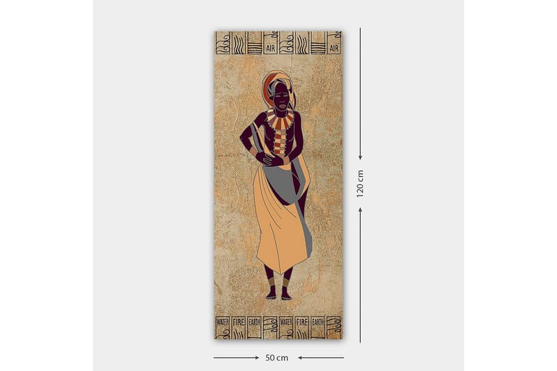 Canvasbilde DKY World Cultures Flerfarget - 50x120 cm - Innredning - Bilder & kunst - Lerretsbilder