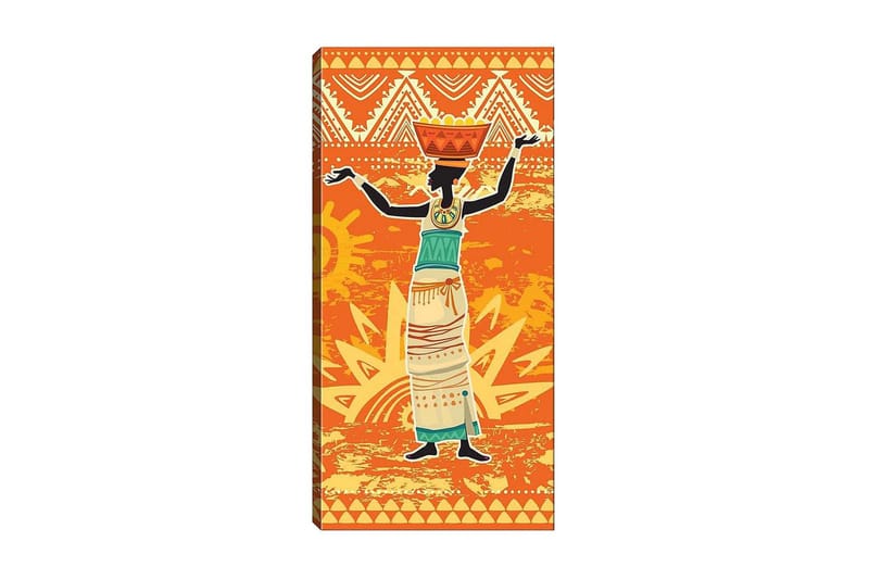 Canvasbilde DKY World Cultures Flerfarget - 50x120 cm - Innredning - Bilder & kunst - Lerretsbilder