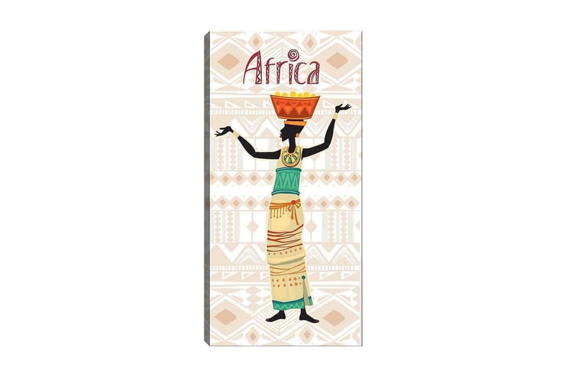 Canvasbilde DKY World Cultures Flerfarget - 50x120 cm - Innredning - Bilder & kunst - Lerretsbilder
