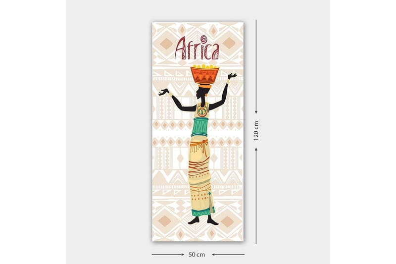 Canvasbilde DKY World Cultures Flerfarget - 50x120 cm - Innredning - Bilder & kunst - Lerretsbilder