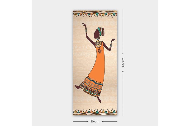 Canvasbilde DKY World Cultures Flerfarget - 50x120 cm - Innredning - Bilder & kunst - Lerretsbilder