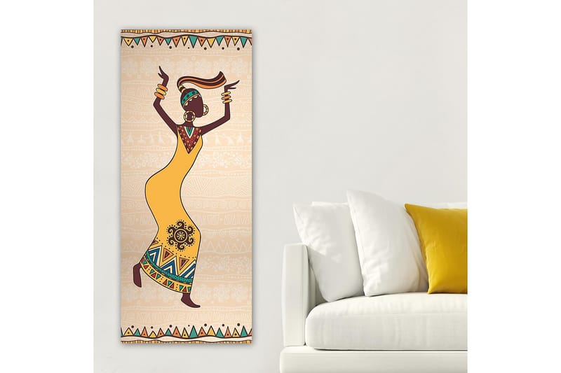 Canvasbilde DKY World Cultures Flerfarget - 50x120 cm - Innredning - Bilder & kunst - Lerretsbilder