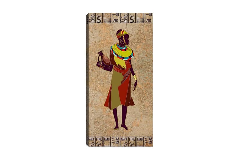 Canvasbilde DKY World Cultures Flerfarget - 50x120 cm - Innredning - Bilder & kunst - Lerretsbilder