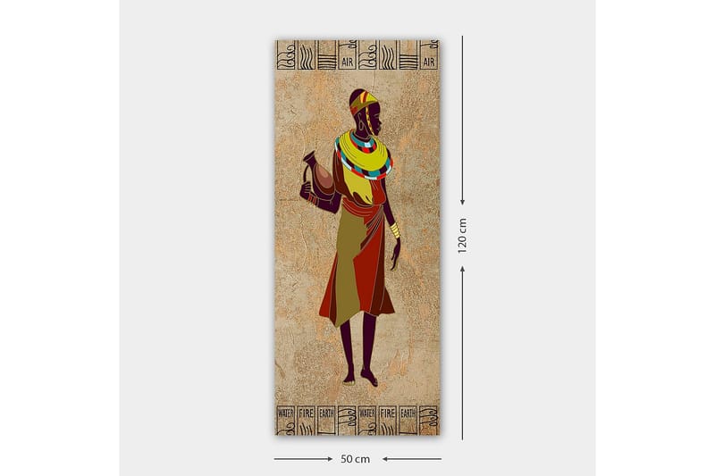 Canvasbilde DKY World Cultures Flerfarget - 50x120 cm - Lerretsbilder