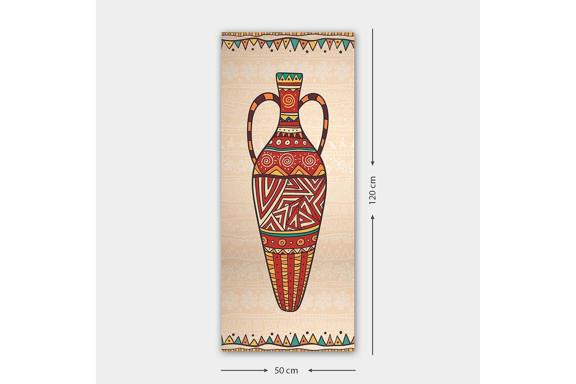 Canvasbilde DKY World Cultures Flerfarget - 50x120 cm - Innredning - Bilder & kunst - Lerretsbilder