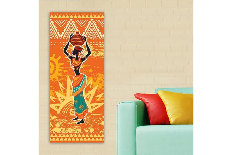 Canvasbilde DKY World Cultures Flerfarget - 50x120 cm - Innredning - Bilder & kunst - Lerretsbilder