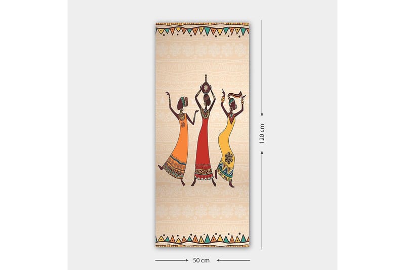Canvasbilde DKY World Cultures Flerfarget - 50x120 cm - Innredning - Bilder & kunst - Lerretsbilder