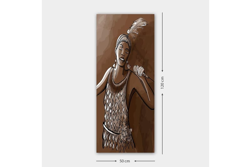 Canvasbilde DKY World Cultures Flerfarget - 50x120 cm - Innredning - Bilder & kunst - Lerretsbilder