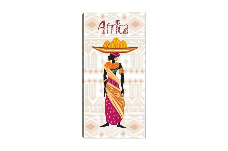 Canvasbilde DKY World Cultures Flerfarget - 50x120 cm - Innredning - Bilder & kunst - Lerretsbilder