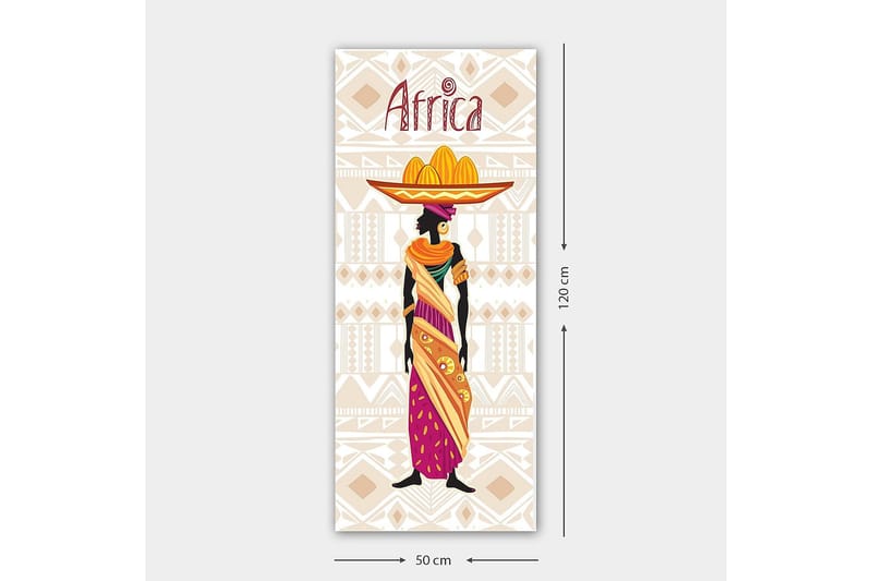 Canvasbilde DKY World Cultures Flerfarget - 50x120 cm - Innredning - Bilder & kunst - Lerretsbilder