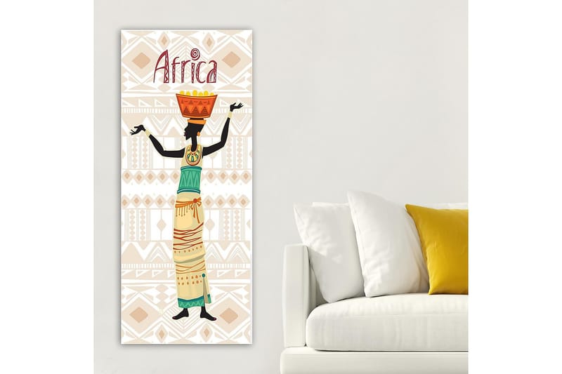 Canvasbilde DKY World Cultures Flerfarget - 50x120 cm - Innredning - Bilder & kunst - Lerretsbilder
