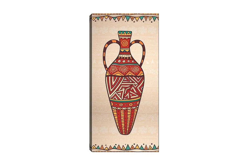 Canvasbilde DKY World Cultures Flerfarget - 50x120 cm - Innredning - Bilder & kunst - Lerretsbilder